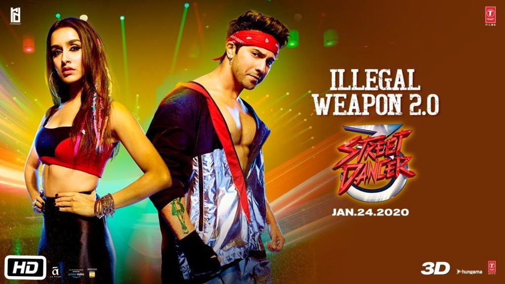 ILLEGAL WEAPON 2.0 SONG LYRICS - STREET DANCER 3D