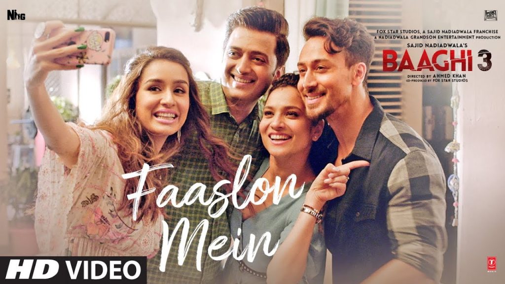 FAASLON MEIN LYRICS - BAAGHI 3